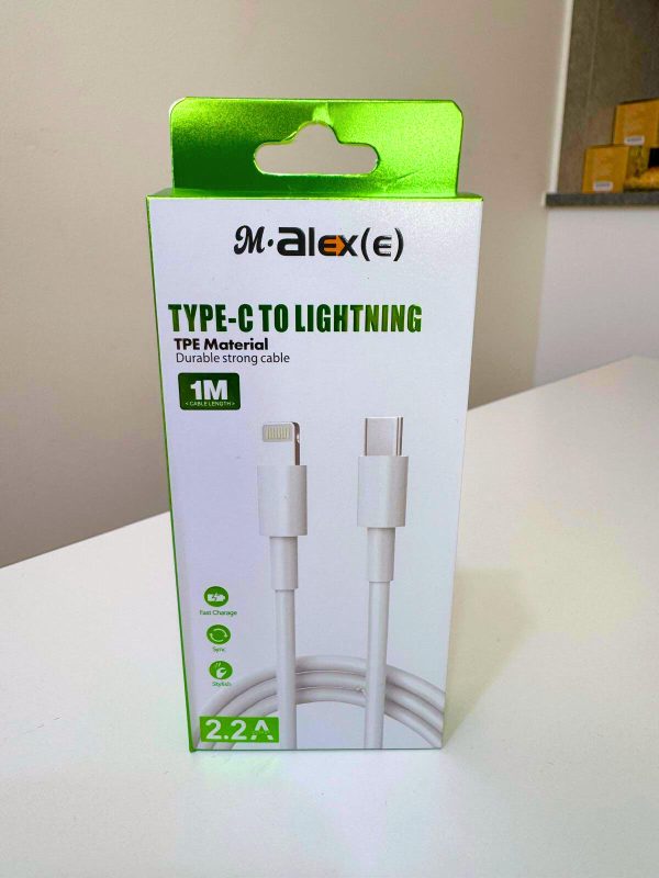 Alex Kabel 1 meter USB-C to Lightning