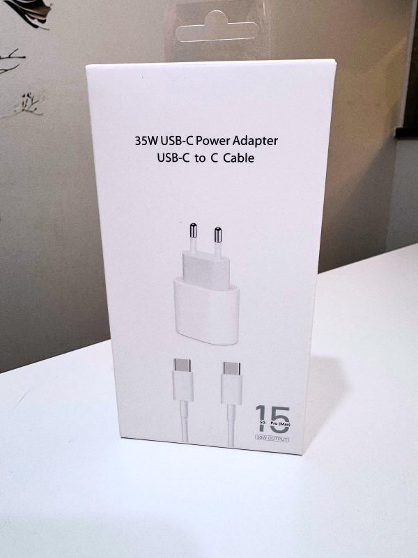 Laddare 35W USB-C till USB-C kabel